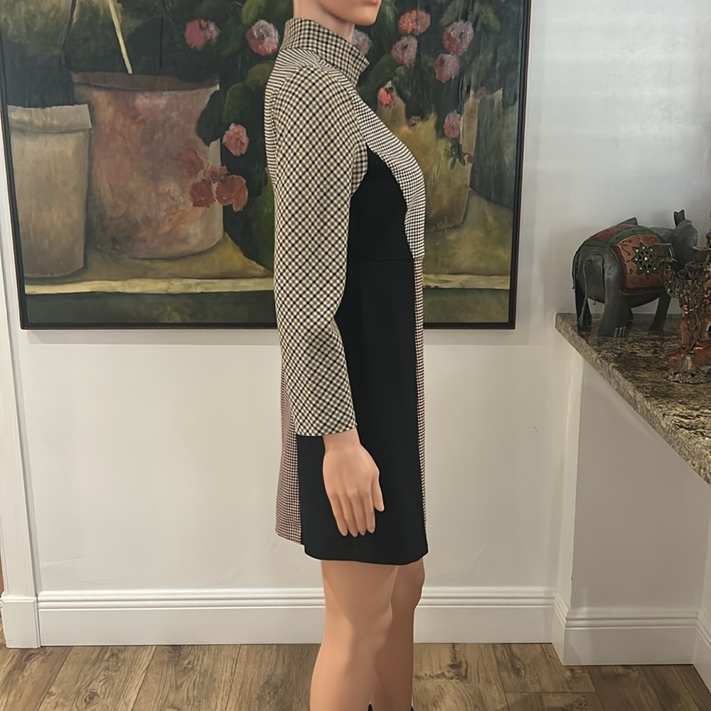 ** LAST DAY 6/18..Donating ** Zara houndstooth patchwork mini dress - Picture 7 of 12